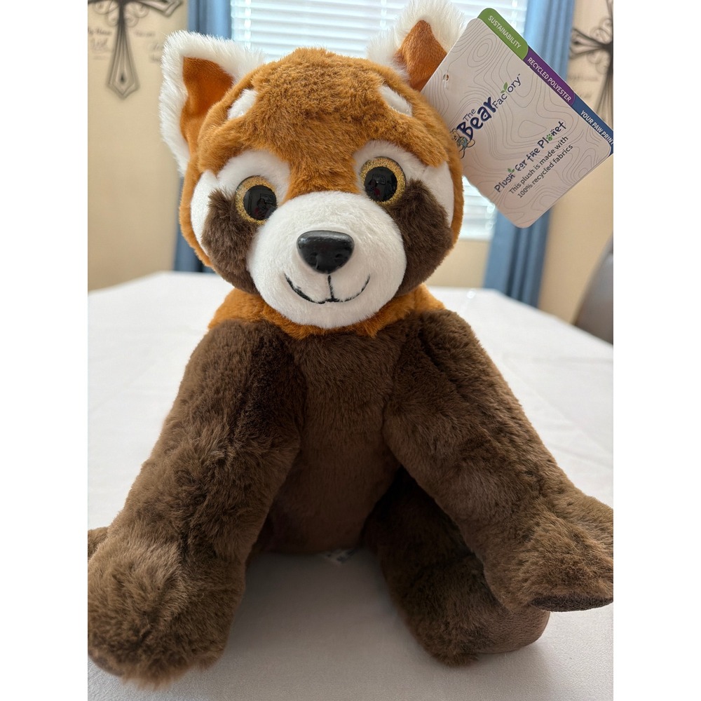 The Bear Factory Red Panda Plush for the Planet Recycled Fabric 16 inch 60651